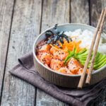 salmon poke bowl